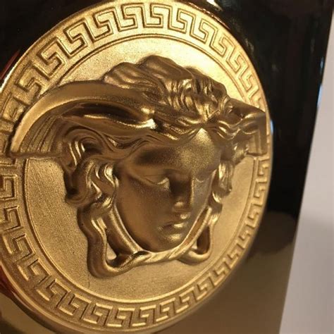 versace medusa gold vase|versace la medusa vase.